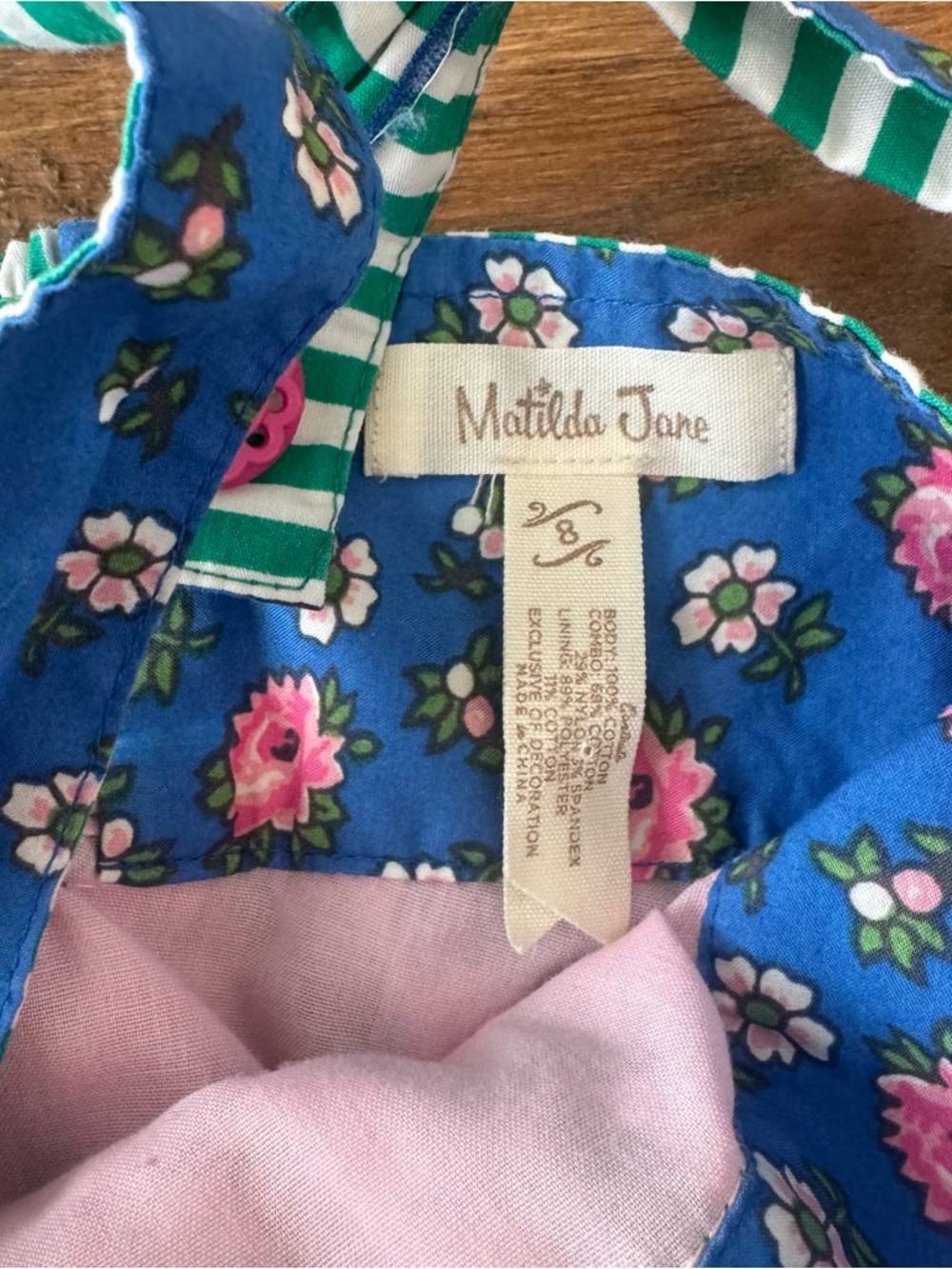 Matilda Jane Can Do Attitude Floral Dress size 8 - Picture 6 of 8